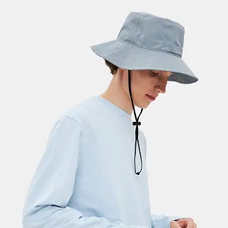 Панама с широкими полями SHU серая