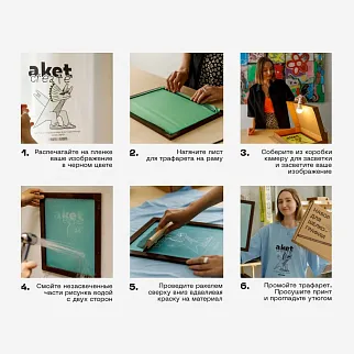 Набор для шелкографии Aket 2.0