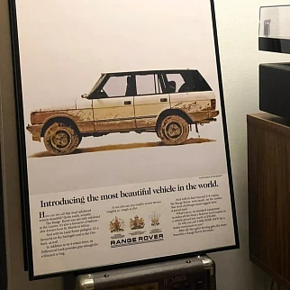 Постер с автомобилем Range Rover Classic