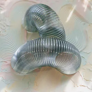 Пружинка Слинки Friend Function хром 6.6 см