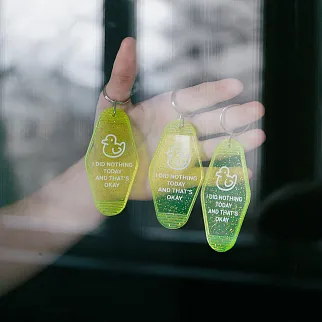 Брелок на ключи Friend Function That`s okay зеленый