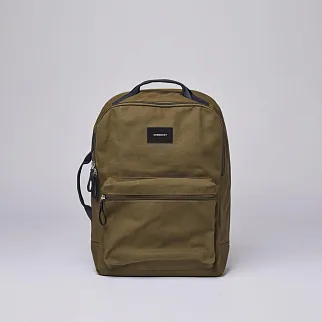 Рюкзак Sandqvist August Olive With Navy Webbing