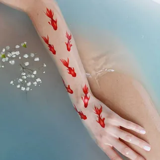 Временная татуировка Fish