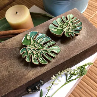 Брошь Partala Монстера