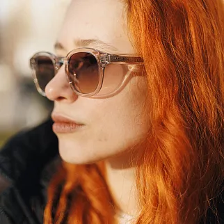 Очки MESSYWEEKEND Bille Rosé Brown