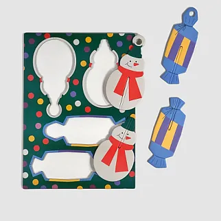 Украшения на ёлку Подписные Издания "Конфета и Снеговик"                            