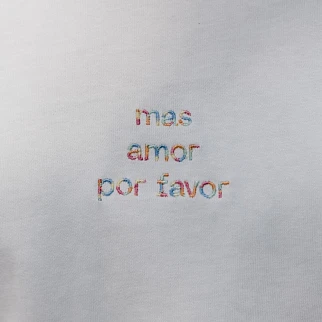 Футболка Friend Function Mas Amor белая