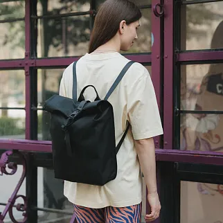 Рюкзак Rains Rolltop Mini Black