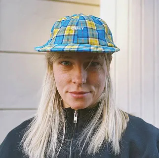 Кепка Obey Madras Duckbill Lemon Multi