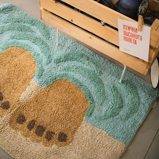 Коврик для ванной с ногами REX