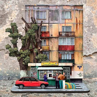 Набор Тот самый Петербург Ночной ларек. Хрущевка