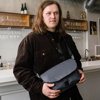 Рипстоп сумка на магните SHU темно-серая