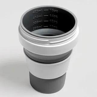 Складной стакан Stojo Slate 473 мл