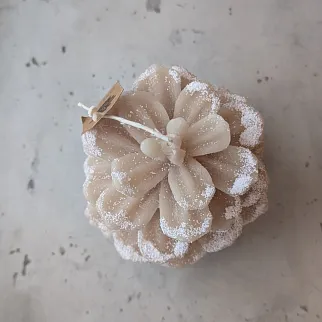 Новогодняя свеча Шишка 15 см