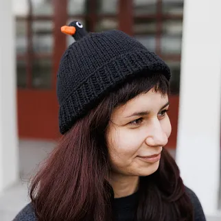 Шапка Friend Function Будь как голубь черный