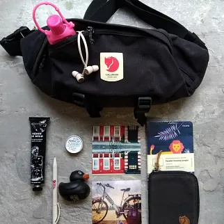 Сумка на пояс Fjallraven Ulvo Hip Pack large Black (550)