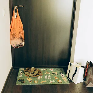 Придверный коврик с собаками