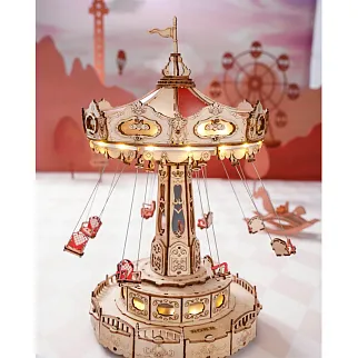 3D-пазл + музыкальная шкатулка Robotime Swing Ride