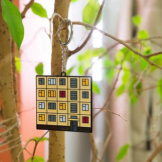 Брелок металлический FRIEND FUNCTION Панелька