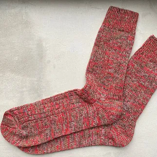 Шерстяные носки Friend Function бордовые