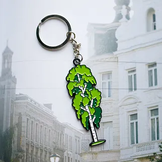 Брелок металлический FRIEND FUNCTION Береза