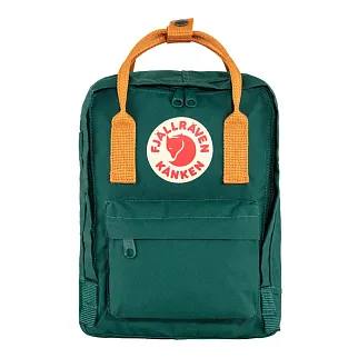 Рюкзак Fjallraven Kanken MINI Arctic Green-Spicy Orange (667-206)