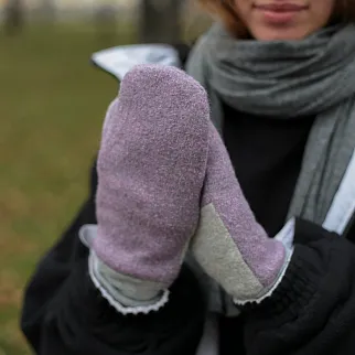 Варежки Friend Function Сиреневые