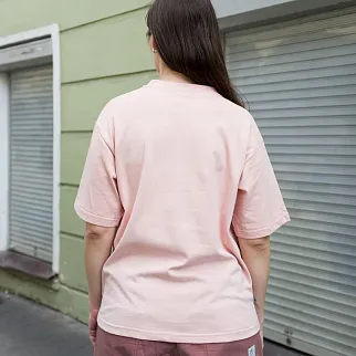 Оверсайз футболка Barking Store Bad girl женская розовая