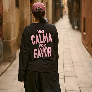 Лонгслив Friend Function латиноамериканский черный Mas Calma