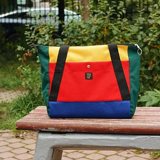 Сумка тоут iyulstore Колор блок