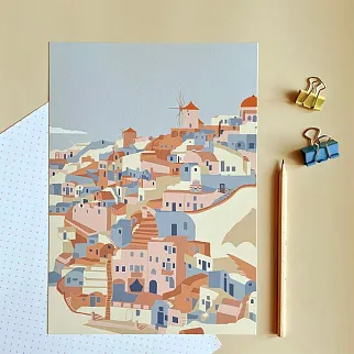 Плакат Санторини #2