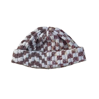 Шапка-бини Jacob Cro Twins Brown melange