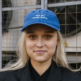 Кепка Friend Function Mas Sol Menos Drama синяя