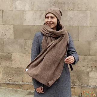 Шерстяной шарф Friend Function Верблюжачий