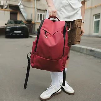 Рюкзак Friend Function КИН бордово-красный