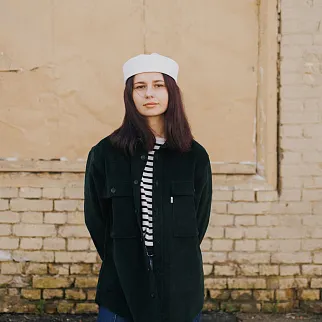 Шапка CHECK YA HEAD белая T636/68