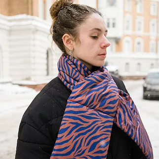 Дутый шарф Friend Function тигровый