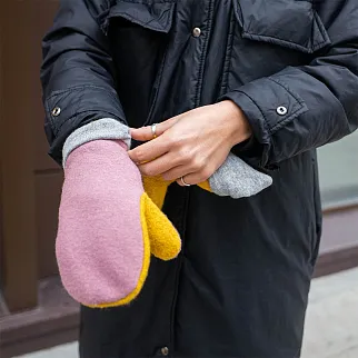 Варежки Friend Function Коралловые-охра