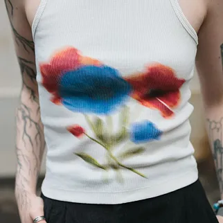 Топ Thinking Mu Blurry Flower Harriet