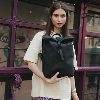 Рюкзак Rains Rolltop Mini Black
