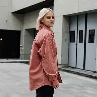 Рубашка Меч LIGHTWEIGHT SHIRT WASHED Imperial Red