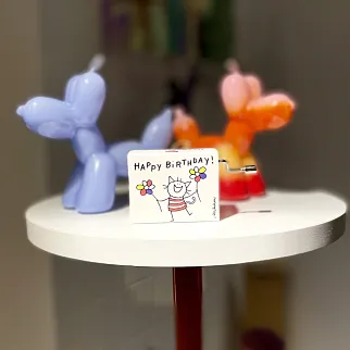 Музыкальная шкатулка С Днем Рождения с котом Fridolin