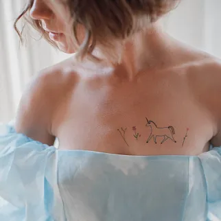 Временная татуировка Now or never