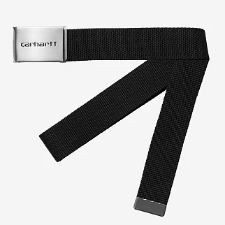 Ремень Carhartt WIP Clip Belt Chrome Black