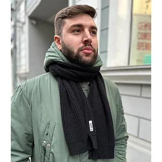 Шарф Kusto Kelp черный