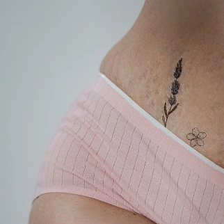 Временная татуировка Wild flowers