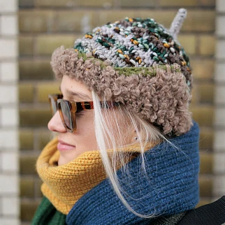 Шапка CHECK YA HEAD разноцветная 2555/123