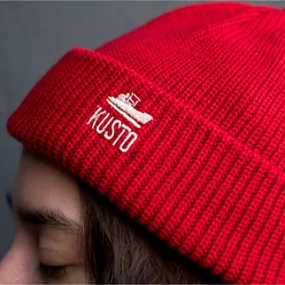 Шапка Kusto FUNKY Short красная