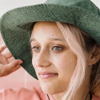 Панама Меч DYED Forest Green