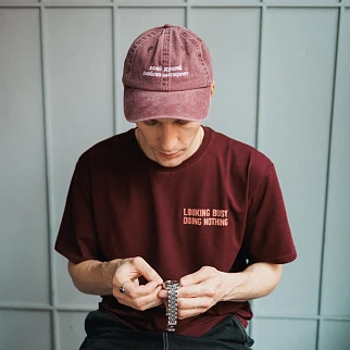 Кепка Friend Function Всей душой люблю интернет вишневая